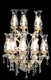 Classic Crystal Applique With 8 Lights Collection BGA 1414 Design SWAROVSKY