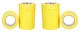 3M 06654 Crepe Paper Automotive Refinish Tape 1 1/2 Inch 12 Rolls, Yellow