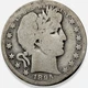 1895-O Barber Half Dollar 50C AG About Good Original Coin!!