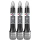 Duplicolor AHA1008 (3-Pack), Scratch Fix for Honda NH797M, Metallic Modern Steel