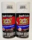 2 Cans of Duplicolor BFM0335 Aerosol Paint for Ford WT, Performance White
