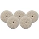 MILWAUKEE MLW49-36-5785 5 Piece 7" Wool Cutting Pad Electric Tools